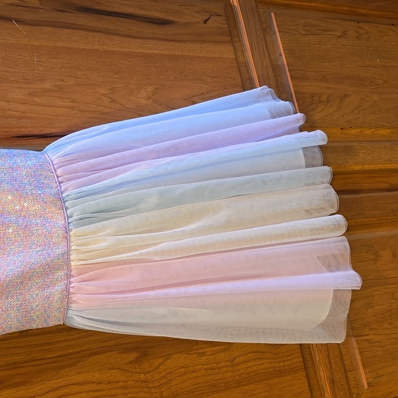 Jona Michelle Girl's Pink & Lilac Party/ Easter Dress Size 4 - Picture 6 of 14